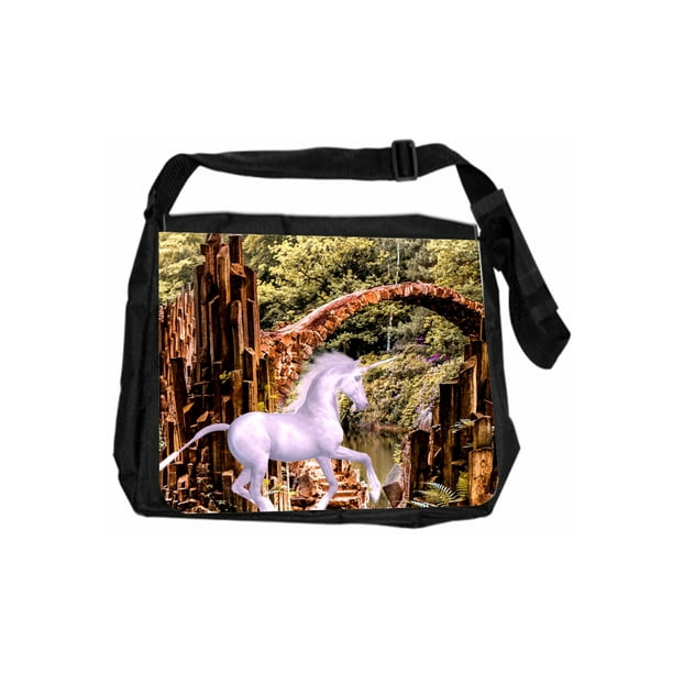 Unicorn That Girls Love To Ride Women Top Handle Satchel Handbags Shoulder Bag Tote Purse Messenger Bags 